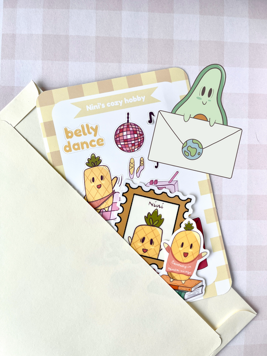 Ninichi Club – Sticker Tier 💌 Every Other Month Cute Sticker Mail (Worldwide)